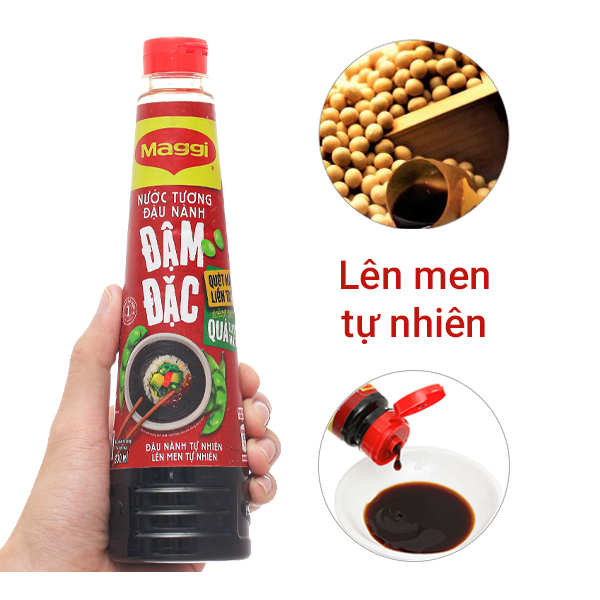 Nước tương đậu nành đậm đặc Maggi chai 300ml