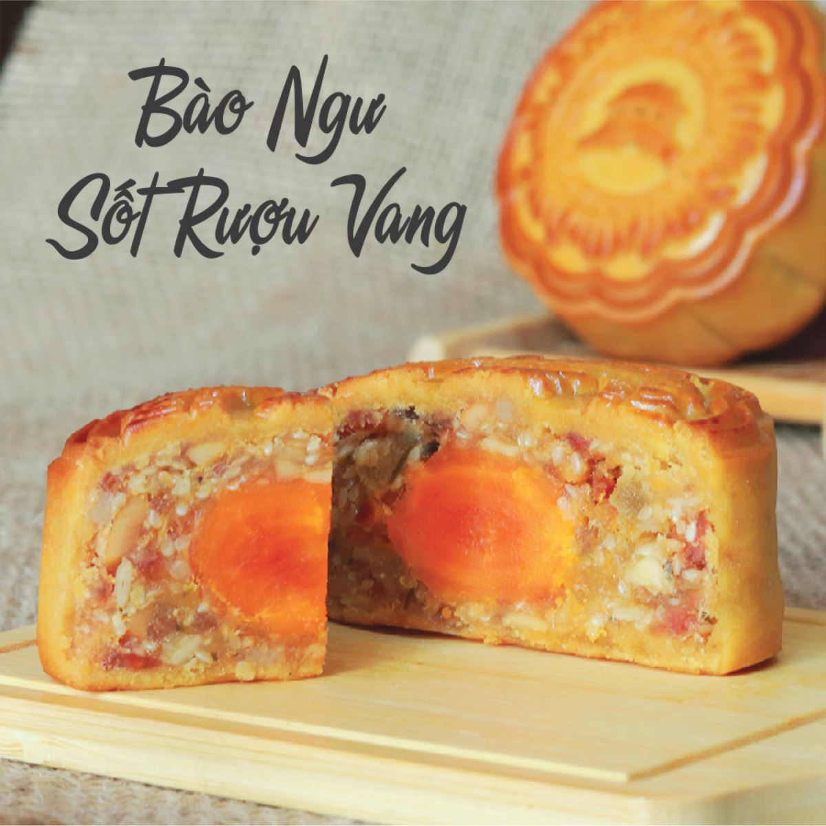 Bánh Trung Thu Bào Ngư Sốt Rượu Vang