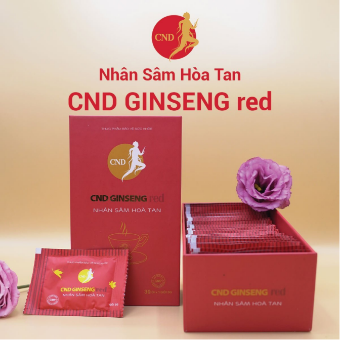 Nhân Sâm Hòa Tan CND GINSENG RED(7 gói)